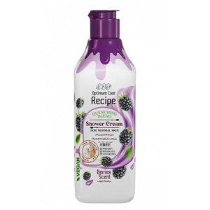 EVA OPTIMUM CARE RECIPE BERRIES SCENT QUENCHING BLEND — SHOWER CREAM FOR NORMAL SKIN 370 ML